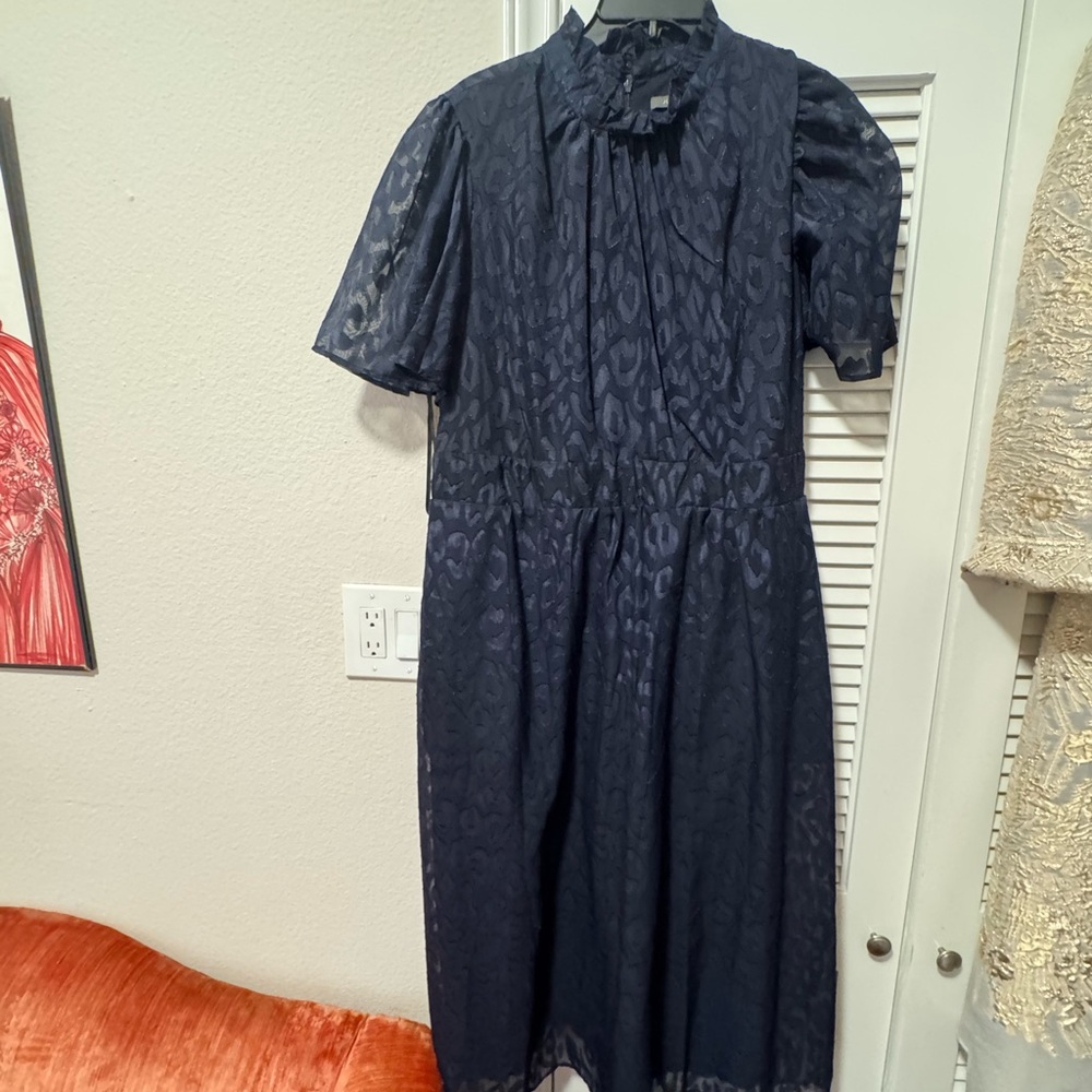 Jordan Midnight Blue Midi Dress